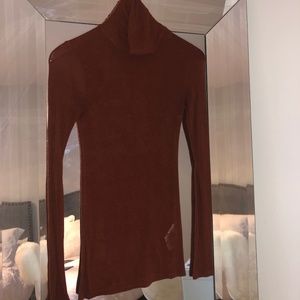 Aritzia Sheer Turtleneck Top